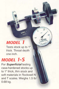 Ames Portable Rockwell Hardness Tester
