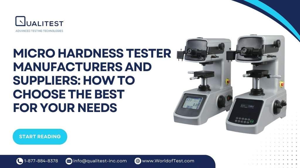 Fabricantes y proveedores de microdureómetros: cómo elegir el mejor para sus necesidades