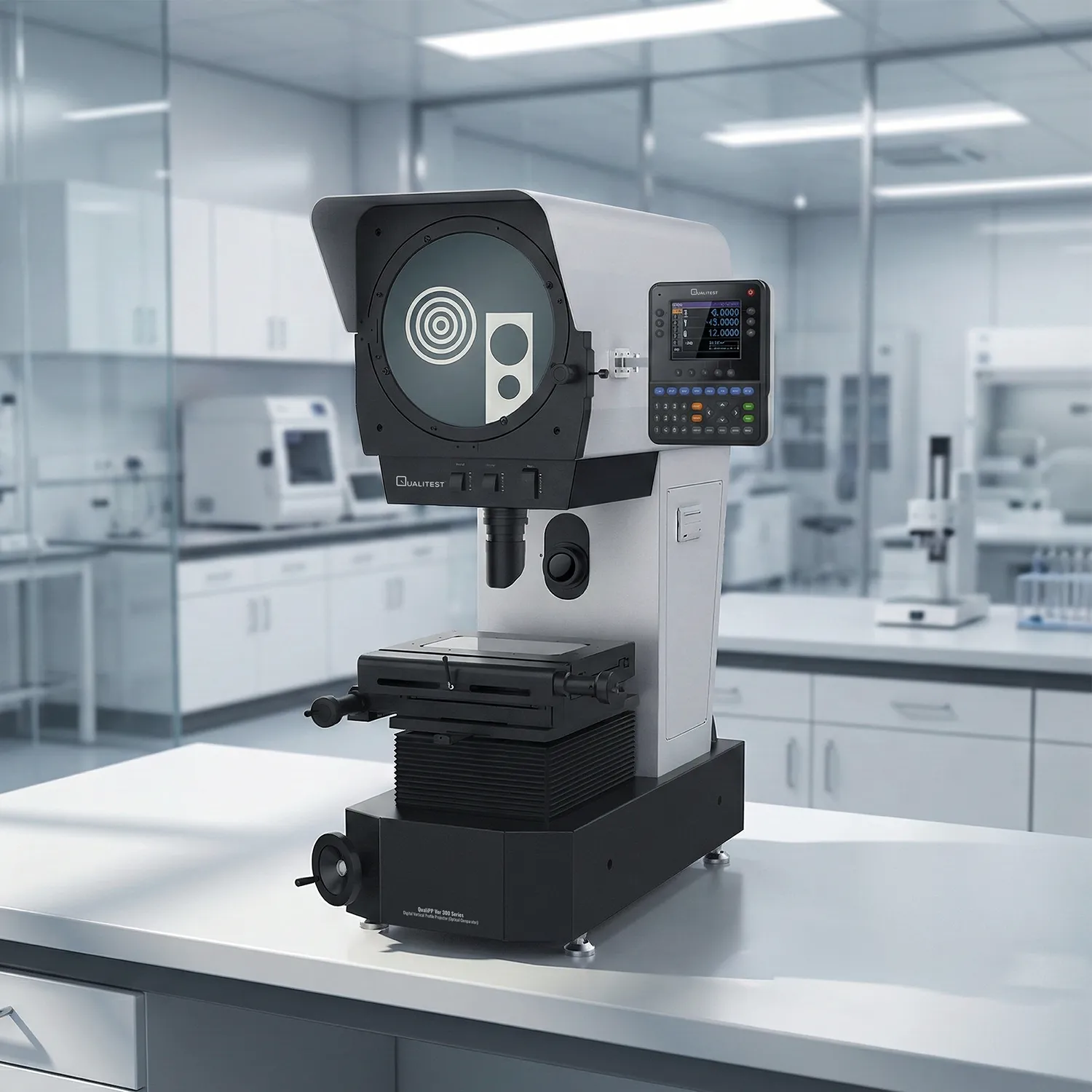 Digital Vertical Profile Projector (Optical Comparator) – QualiPP™ Ver 300 Series