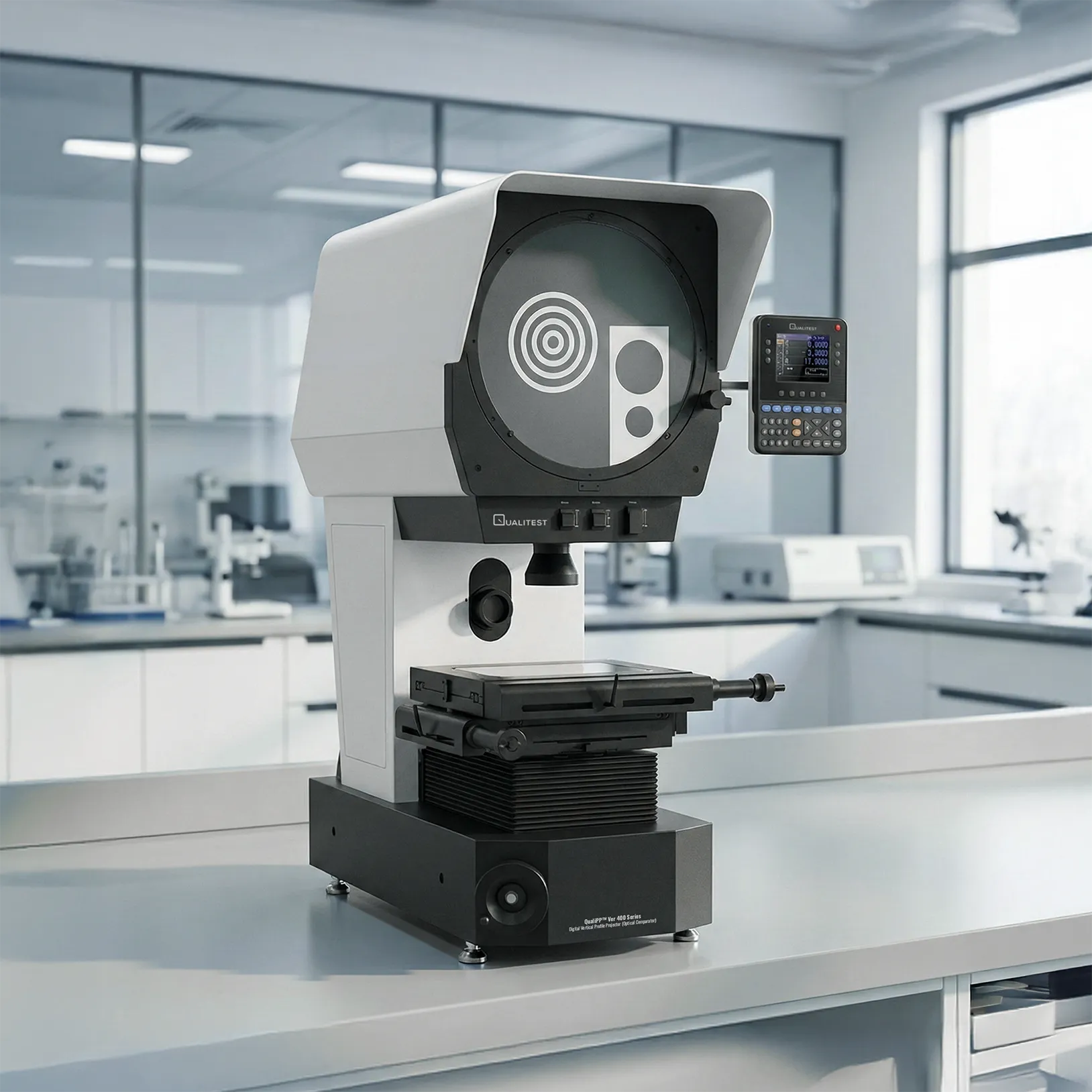 Digital Vertical Profile Projector (Optical Comparator) – QualiPP™ Ver 400 Series