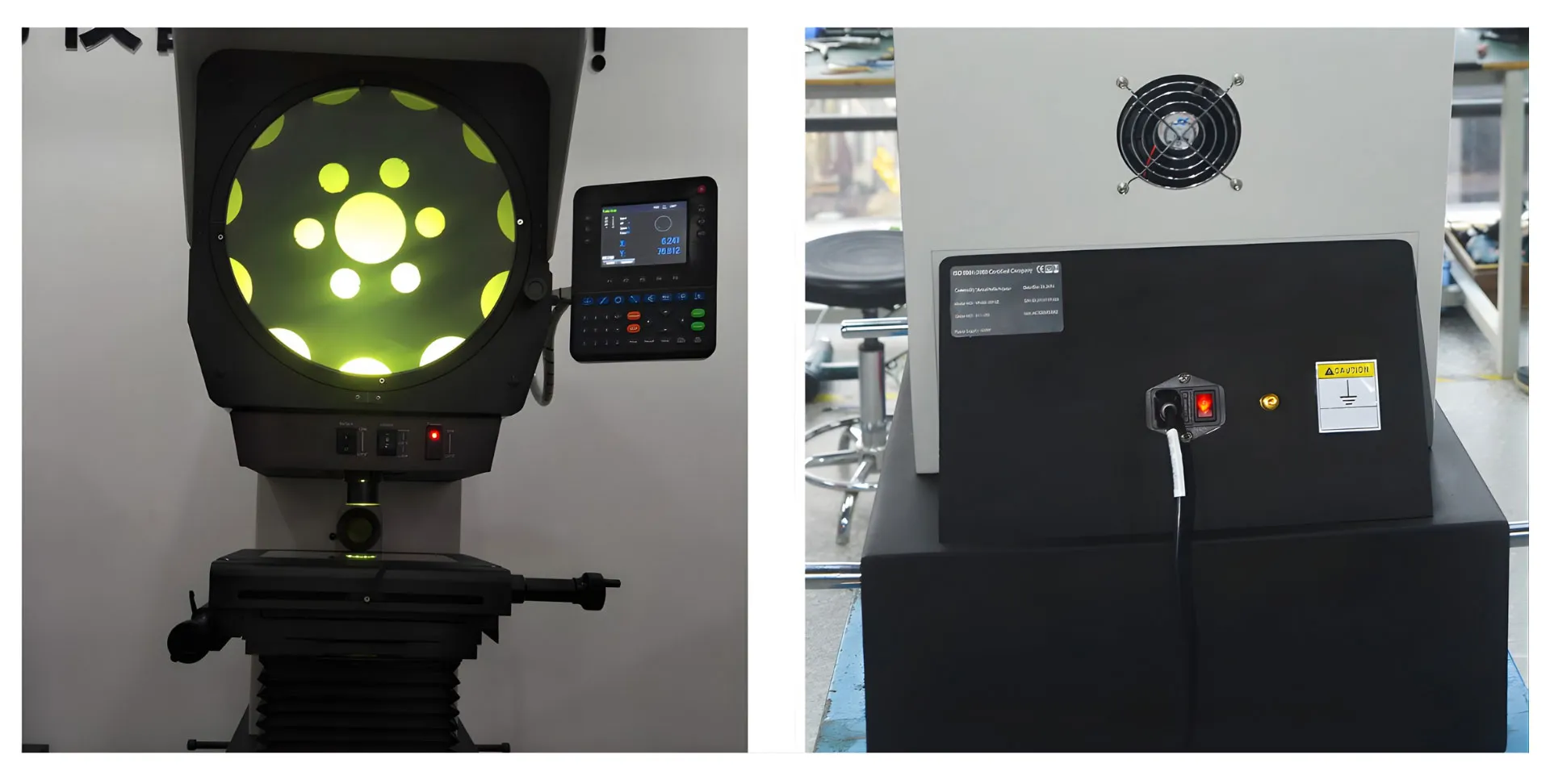 Digital Vertical Profile Projector (Optical Comparator) – QualiPP™ Ver 400 Series
