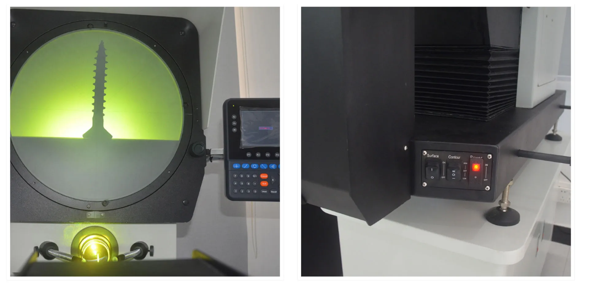 Digital Horizontal Profile Projector (Optical Comparator) – QualiPP™ Hor 412