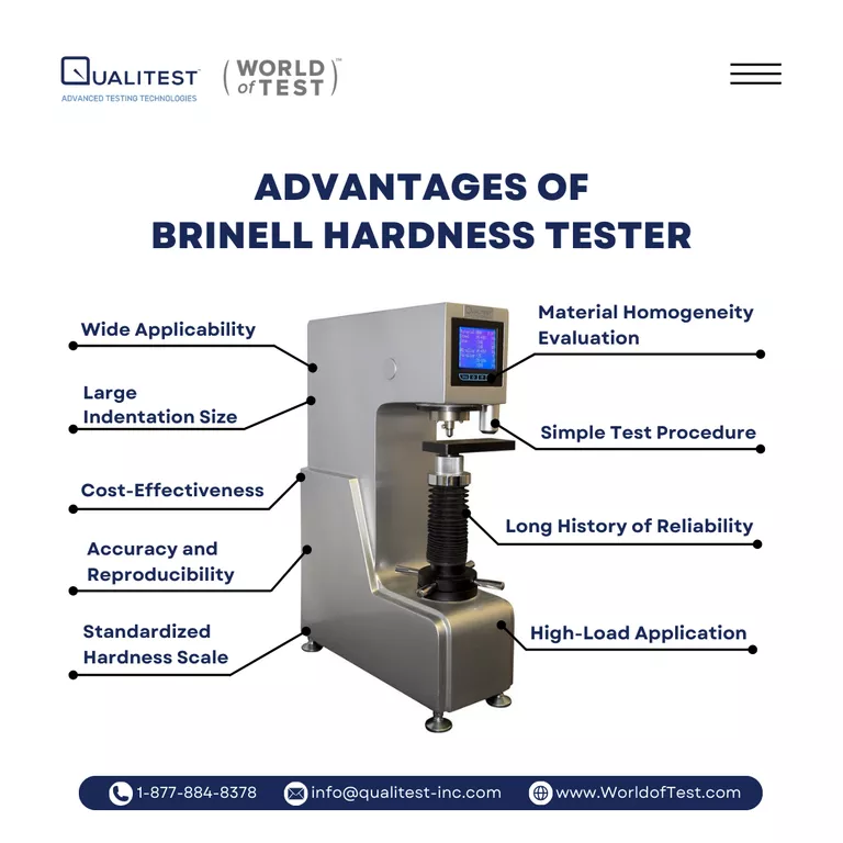 Advantages of Brinell Hardness Tester