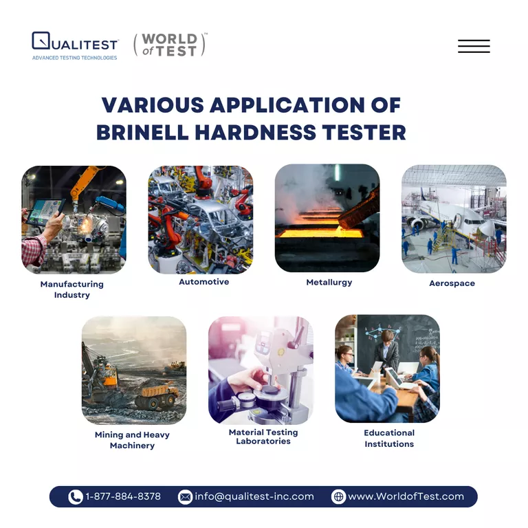 Various Application of Brinell Hardness Tester