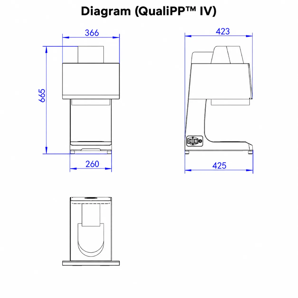 Vertical Optical Comparator