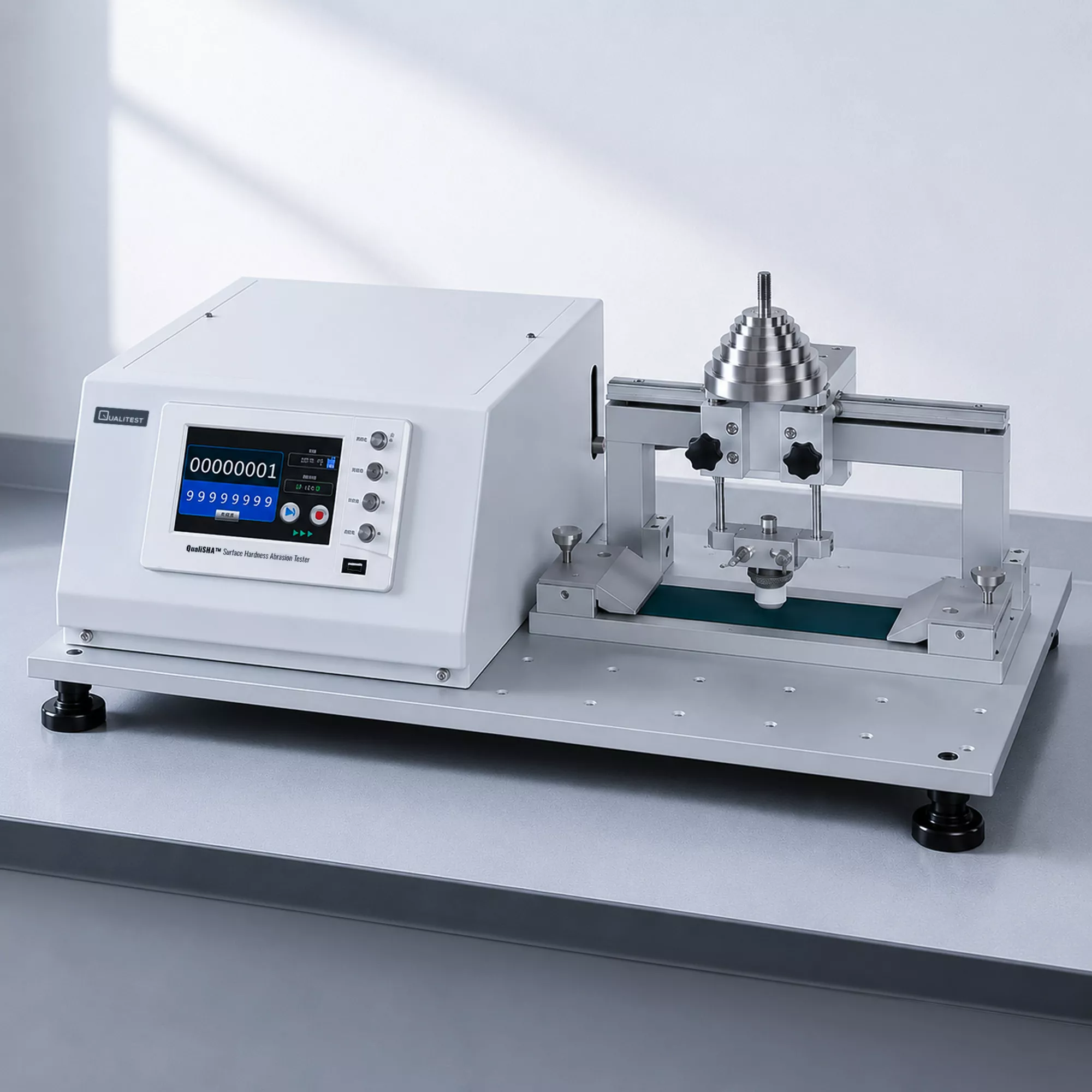 surface hardness abrasion tester