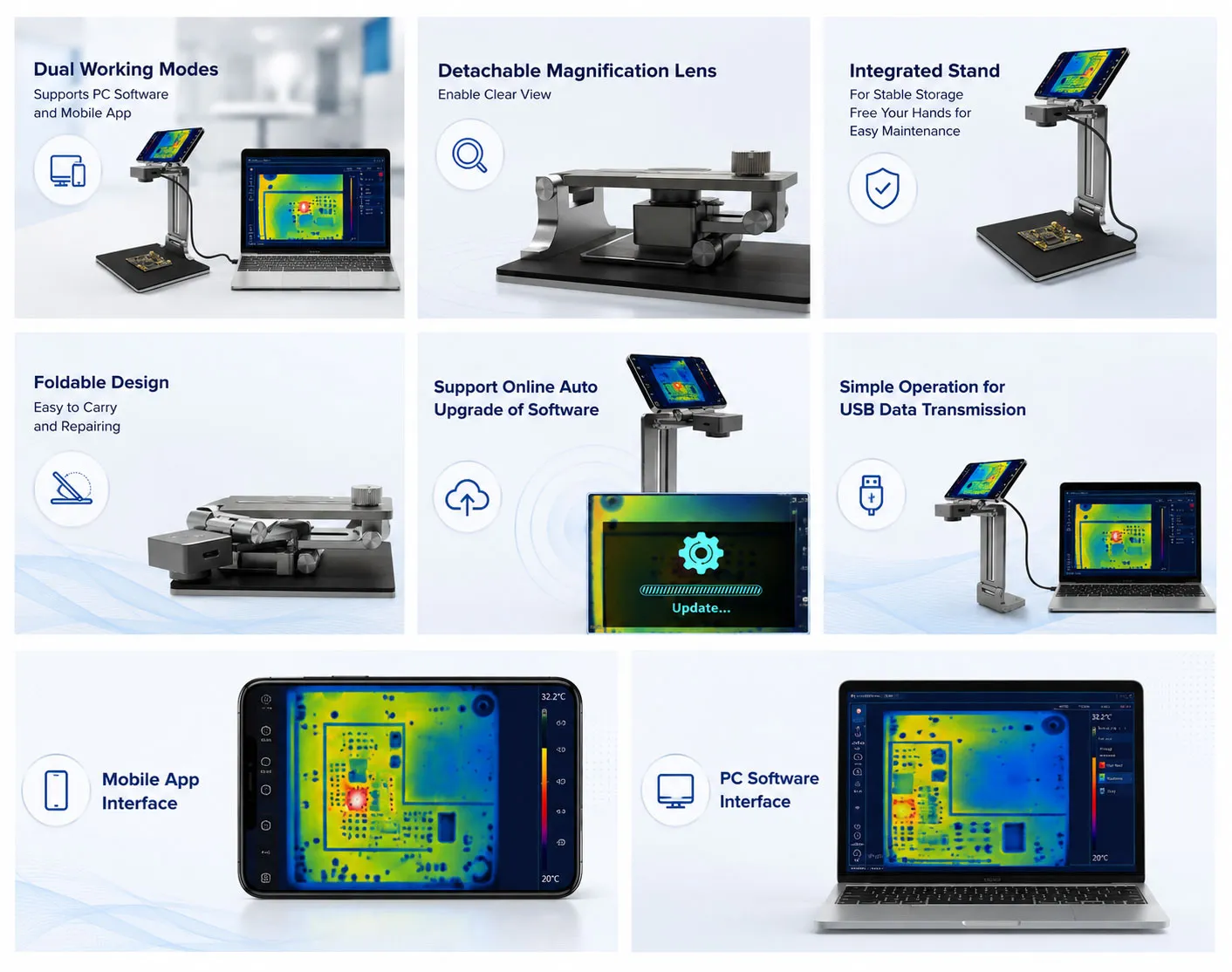 Thermal Camera Analyzer for PCB