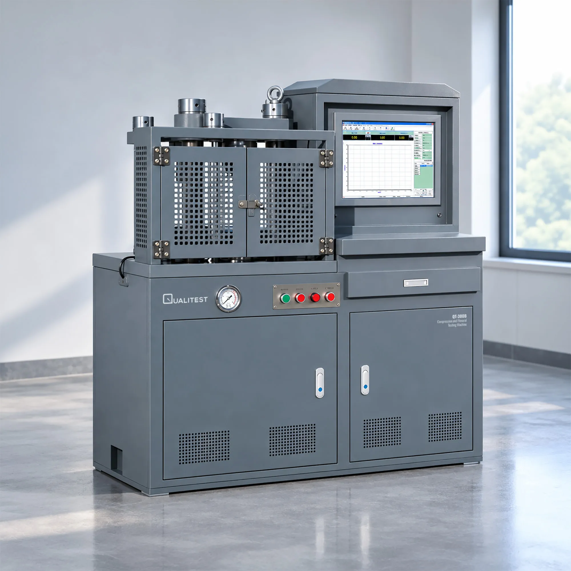 Mesin Uji Kompresi dan Lentur - QT-300B