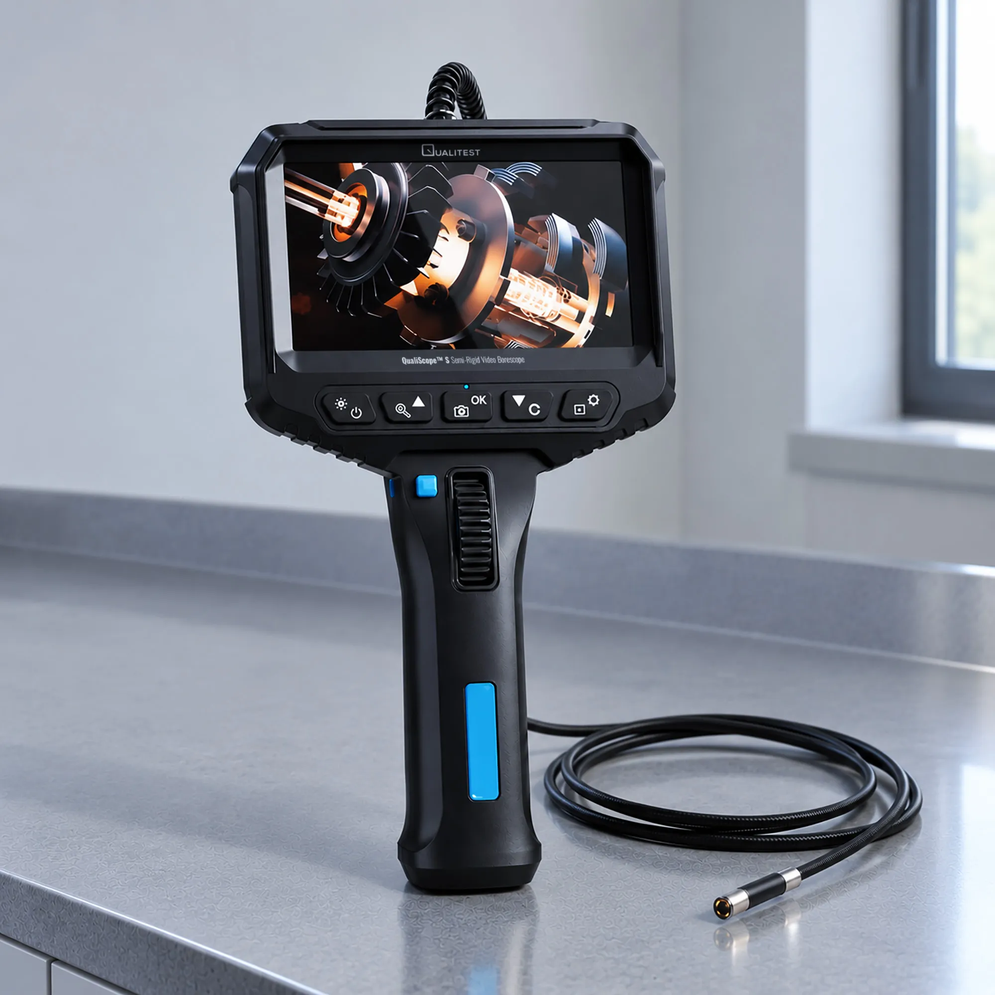 Semi-Rigid Video Borescope