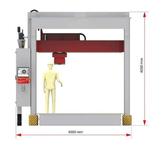 Portal Bridge Gantry Type Brinell Hardness Tester - EP-3000