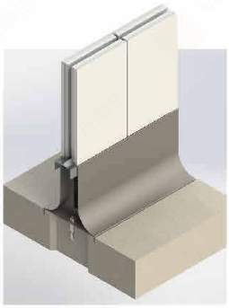 Stainless Steel Waterproof Wall Base for Cleanrooms