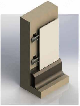 Stainless Steel Waterproof Wall Base for Cleanrooms