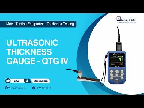 Preview image for the video "Ultrasonic Thickness Gauge - QTG IV | WorldofTest.com".
