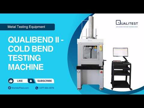 Preview image for the video "QualiBend II - Cold Bend Testing Machine for Steel Bar/Steel Plate | WorldofTest.com".