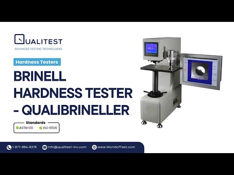 Preview image for the video "Brinell Hardness Tester - QualiBrineller | Qualitest | WorlofTest".