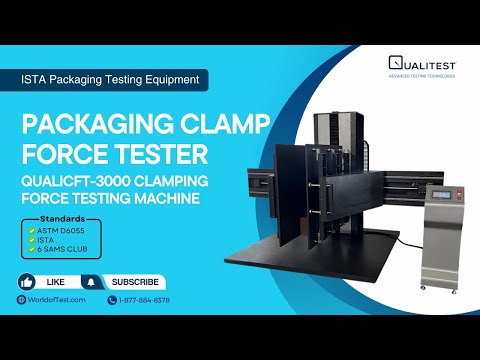 Preview image for the video "Packaging Clamp Force Tester – QualiCFT-3000 Clamping Force Testing Machine | Qualitest".