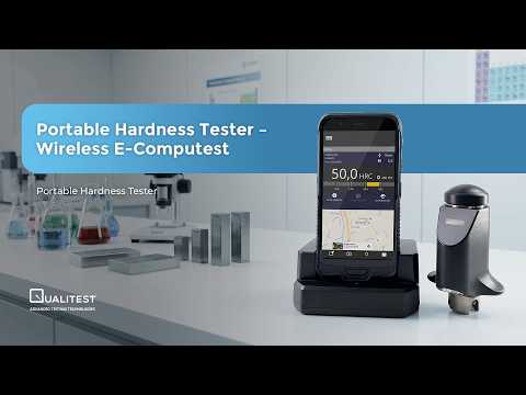 Preview image for the video "Portable Hardness Tester – Wireless E-Computest | Qualitest Norh America".