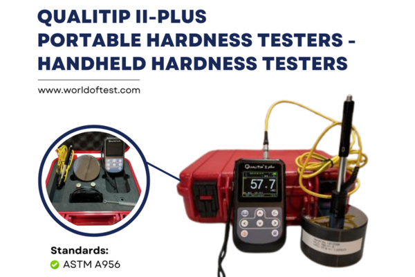 QualiTip II-Plus Portable Hardness Tester: Unlock Precision Portable Hardness Testing Anywhere & Anytime