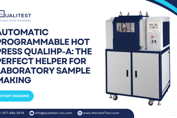 Automatic Programmable Hot Press QualiHP-A - The Perfect Assistant for Laboratory Sample Making