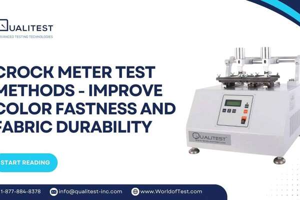 Crock Meter Test Methods - Improve Color Fastness and Fabric Durability