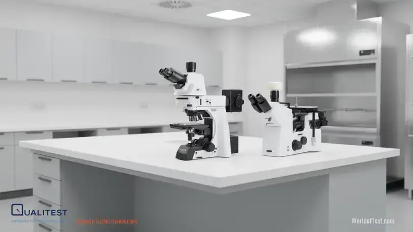 Upright vs. Inverted Metallurgical Microscope 