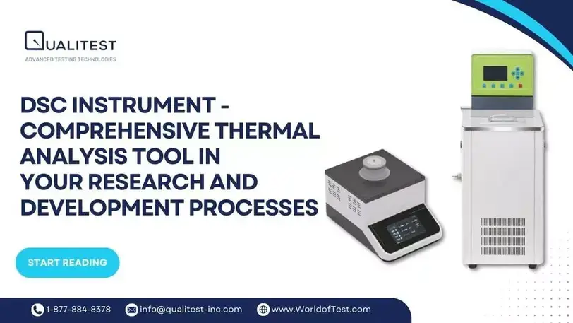 Όργανο DSC - Ολοκληρωμένο Εργαλείο Θερμικής Ανάλυσης στις Διαδικασίες Έρευνας και Ανάπτυξης