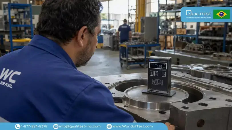 Roughness Tester in Brazil Built for Auto Parts and Farm Machinery