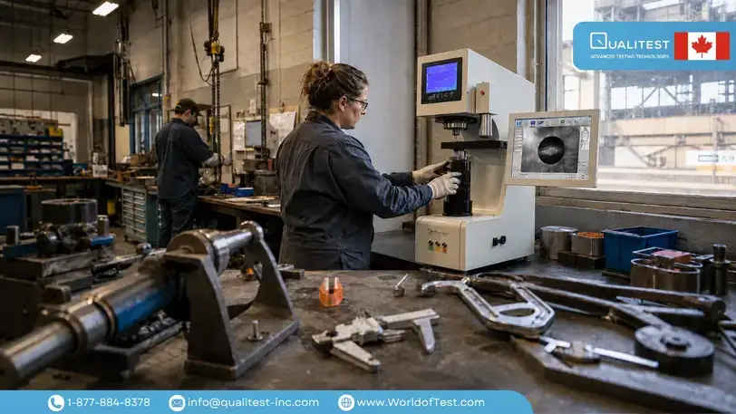 Brinell Hardness Tester in Canada for Foundries and Heavy Industry