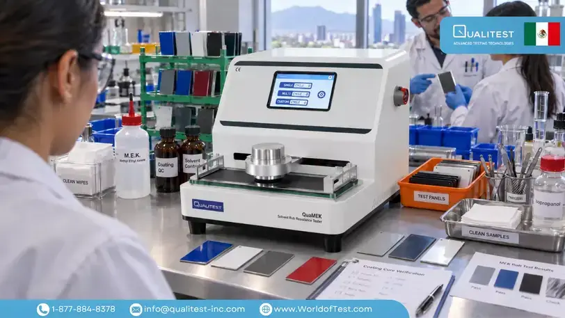 MEK Solvent Rub Tester in Mexico for Coating Cure Verification