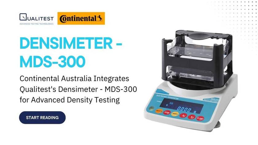 Continental Australia Integrates Qualitest's Densimeter - MDS-300 for Advanced Density Testing