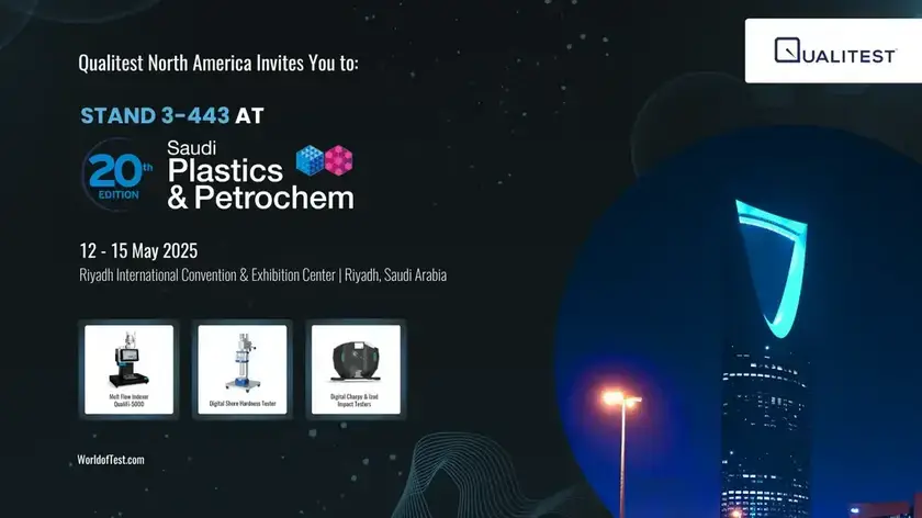 Join Us at Saudi Plastics & Petrochem 2025 - Advancing Quality in Plastics and Petrochemicals