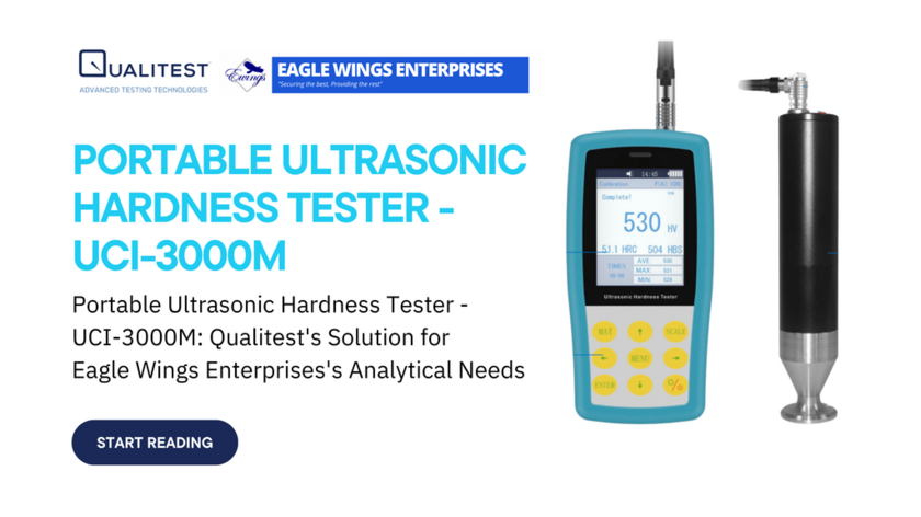 Portable Ultrasonic Hardness Tester - UCI-3000M Success Story - Eagle Wings Enterprise