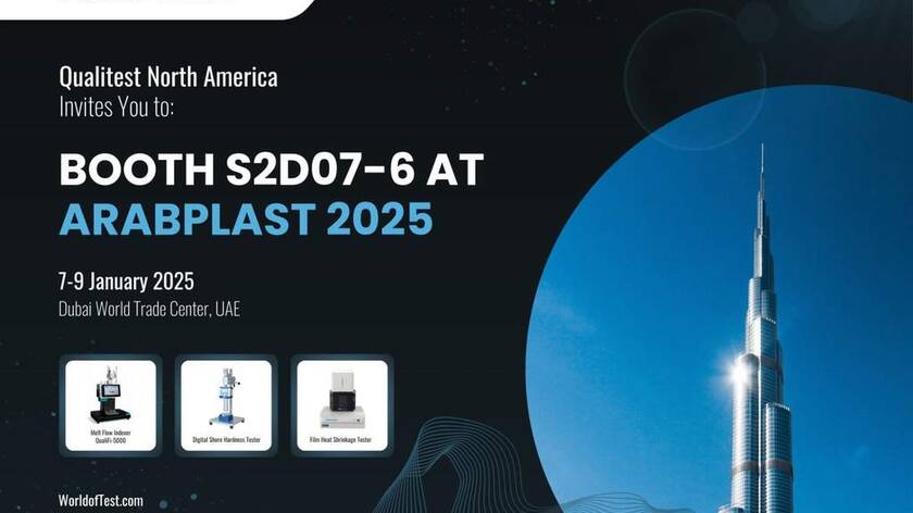 Qualitest North America Invites You to Booth S2D07-6 at ArabPlast 2025