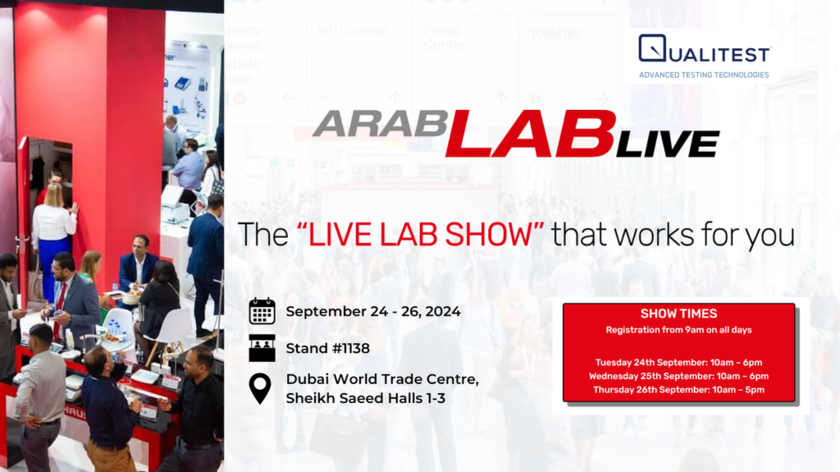 Qualitest North America to Participate at ARABLAB LIVE 2024 in Dubai: Visit Us at Booth #1138