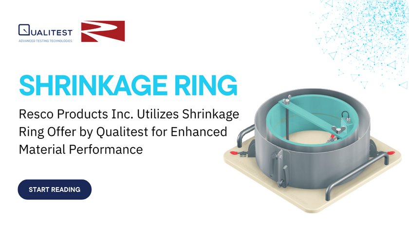 Resco Products Inc. Utilizes Shrinkage Ring Offer by Qualitest for Enhanced Material Performance