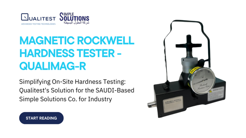 Success Story Qualitest - Magnetic Rockwell Hardness Tester - QualiMag-R