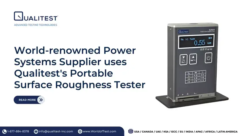Qualitest's Portable Surface Roughness Tester