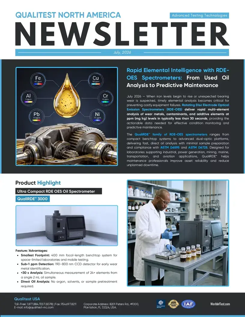 Rapid Elemental Intelligence with RDE-OES Spectrometers: From Used Oil Analysis to Predictive Maintenance