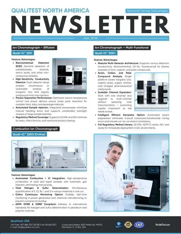 Precise Ion Analysis: From Sample to Certified Result