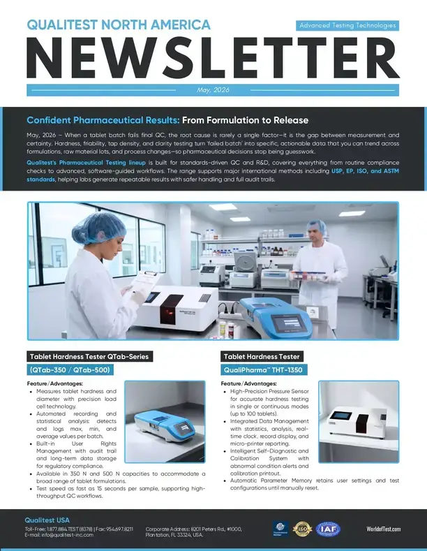 Confident Pharmaceutical Results: From Formulation to Release - QualiNewsletter #10