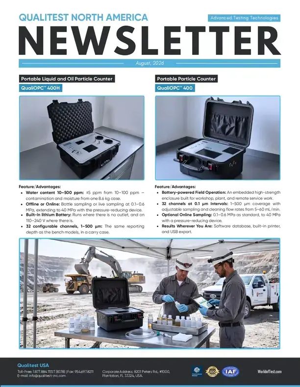 Oil Cleanliness, Quantified. From Laboratory Analysis to Continuous Online Monitoring