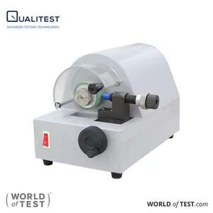 آلة التشذيب لاختبار التآكل من نوع Taber مع عجلات كاشطة