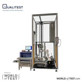 Auto drop tester, drop test, electronic devices, durability testing, automated drop testing, 6-axis robot, product reliability, international testing standards, R&D testing, mass production testing, artificial intelligence control