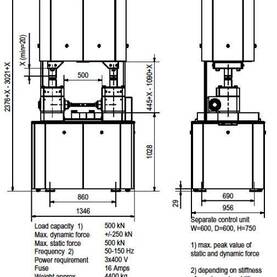 Vibro-Forte Resonant Fatigue Testing Machine