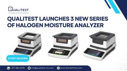 Qualitest เปิดตัวเครื่องวิเคราะห์ความชื้นด้วยหลอดฮาโลเจนรุ่นใหม่ 3 รุ่น