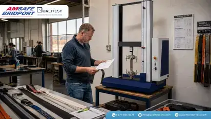How AmSafe Bridport Uses Our 20kN Universal Testing Machine (QM-20-M1F)