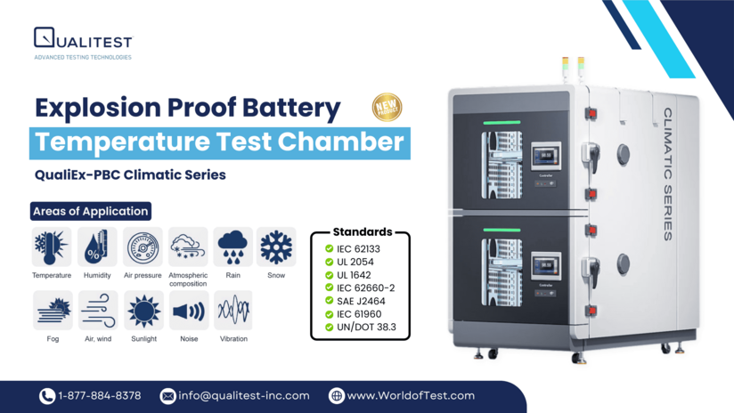 Battery Performance Test Explosion Proof Battery Temperature Test Chamber | IEC 61960