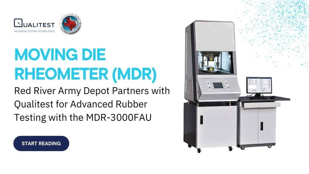 Rubber Testing Lab Using Mdr Red River Army Depot: MDR-3000FAU Rubber Testing